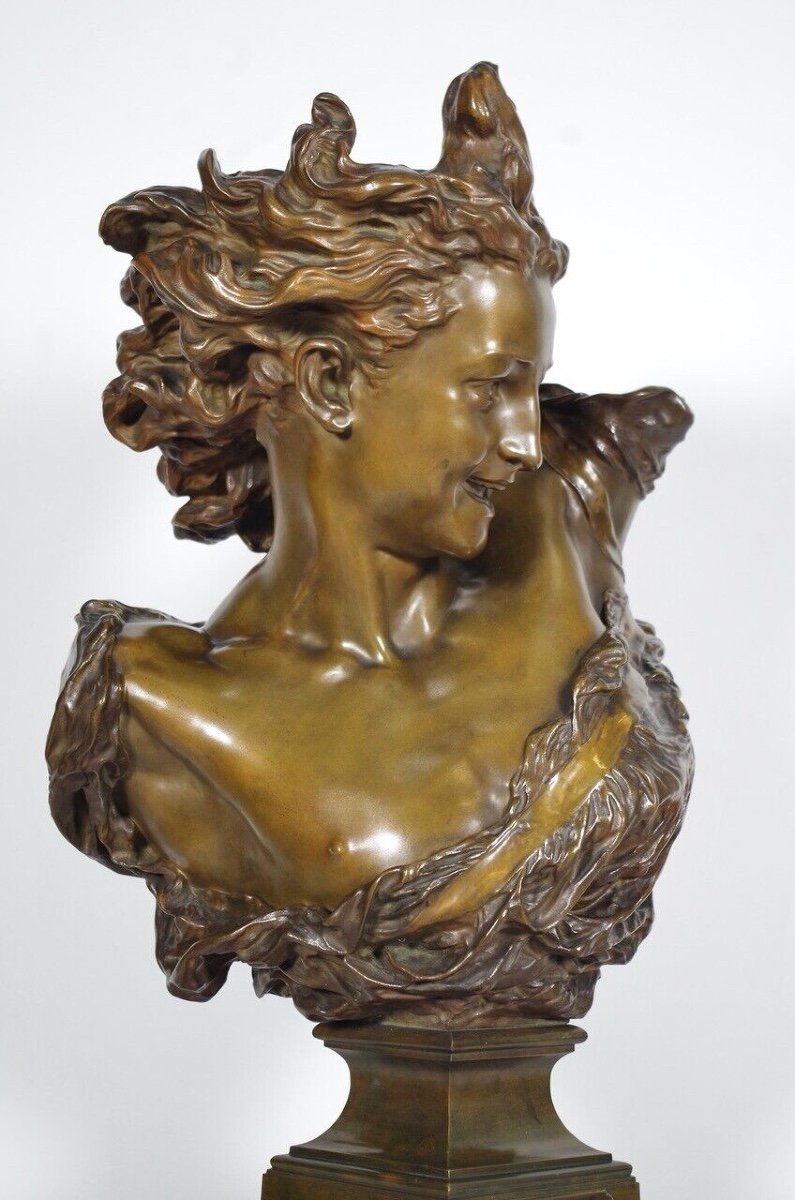 Jean-Baptiste Carpeaux - bronze - Le Génie de la Danse-photo-1