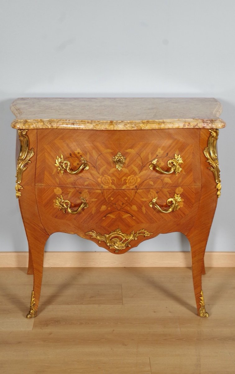 Louis XV Style Chest Of Drawers