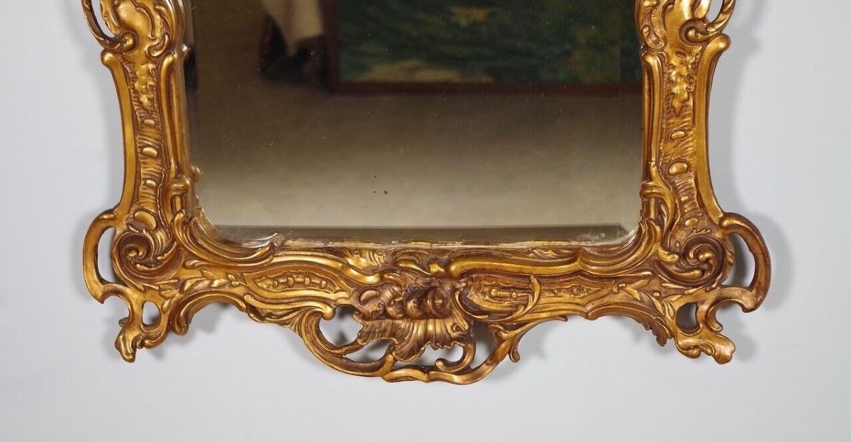 Miroir doré style Louis XV-photo-3