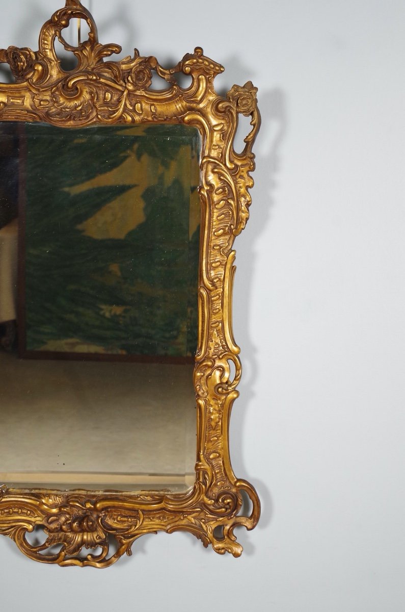 Louis XV Style Gilded Mirror-photo-1