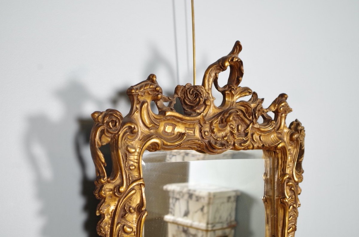 Louis XV Style Gilded Mirror-photo-3