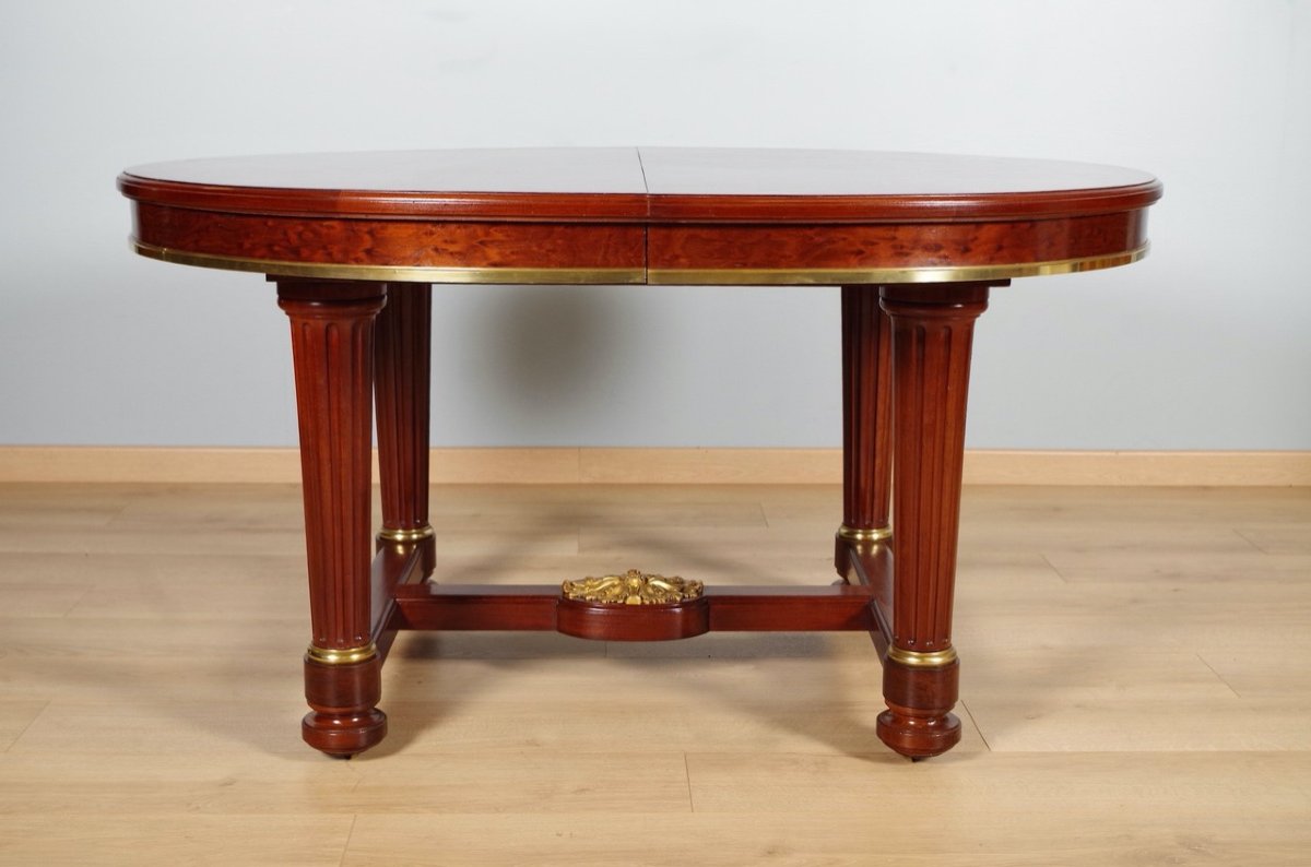 Mercier Frères In Paris: Louis XVI Style Table-photo-3