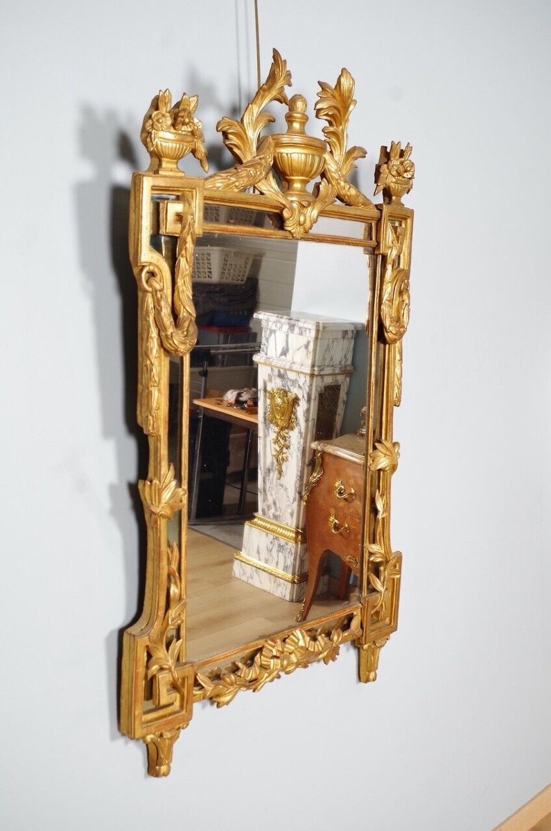 Louis XVI Period Provencal Mirror-photo-5