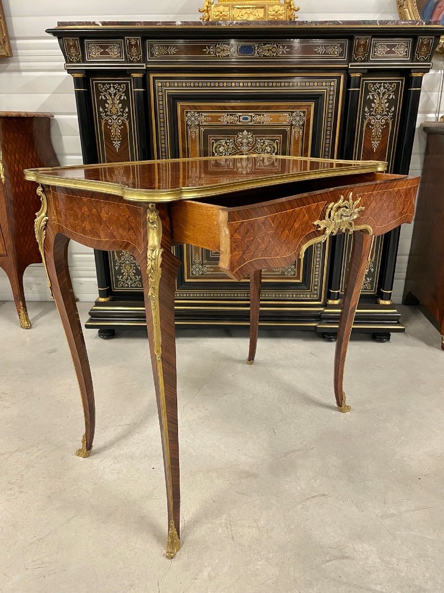 François Linke - Louis XV Style Desk Table-photo-2