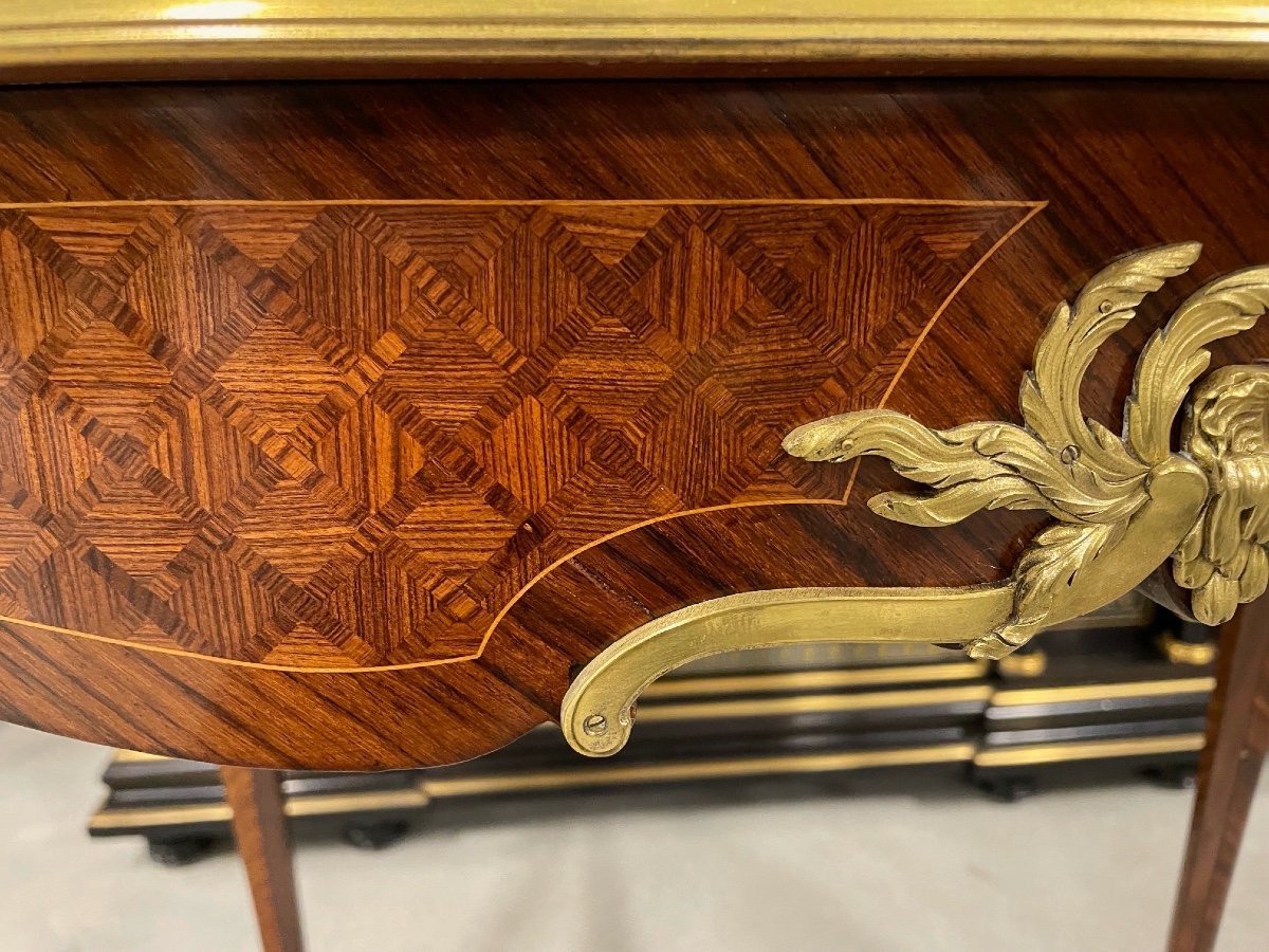 François Linke - Louis XV Style Desk Table-photo-1