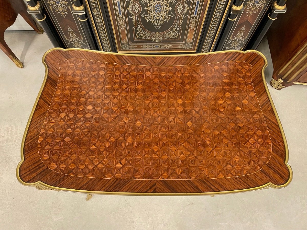 François Linke - Louis XV Style Desk Table-photo-4