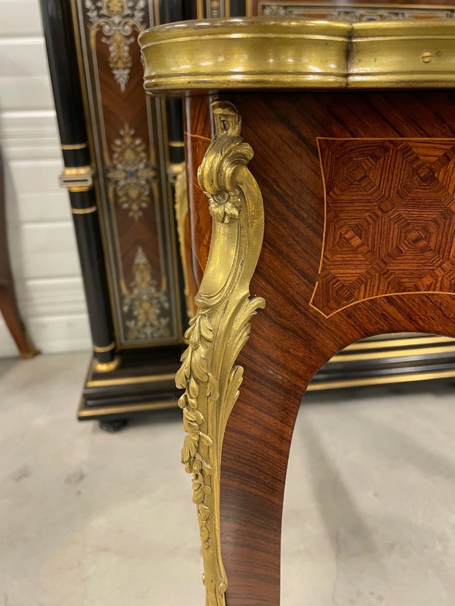 François Linke - Louis XV Style Desk Table-photo-5