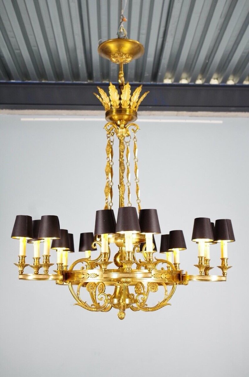 Maison Lucien Gau - Lustre style Empire