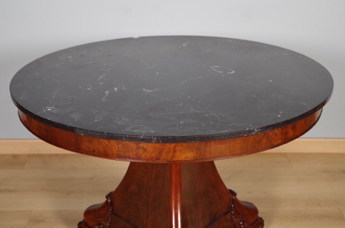 Restoration Period Pedestal Table-photo-4