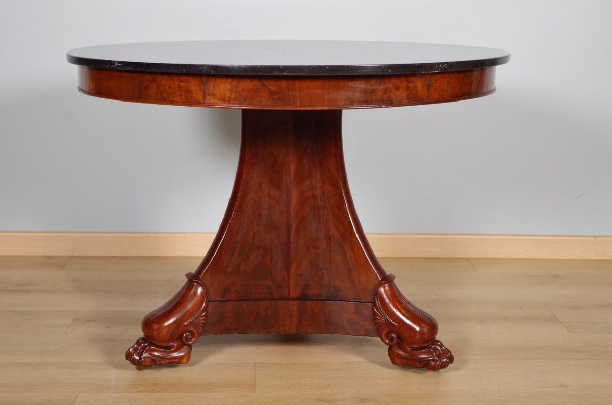 Restoration Period Pedestal Table-photo-2