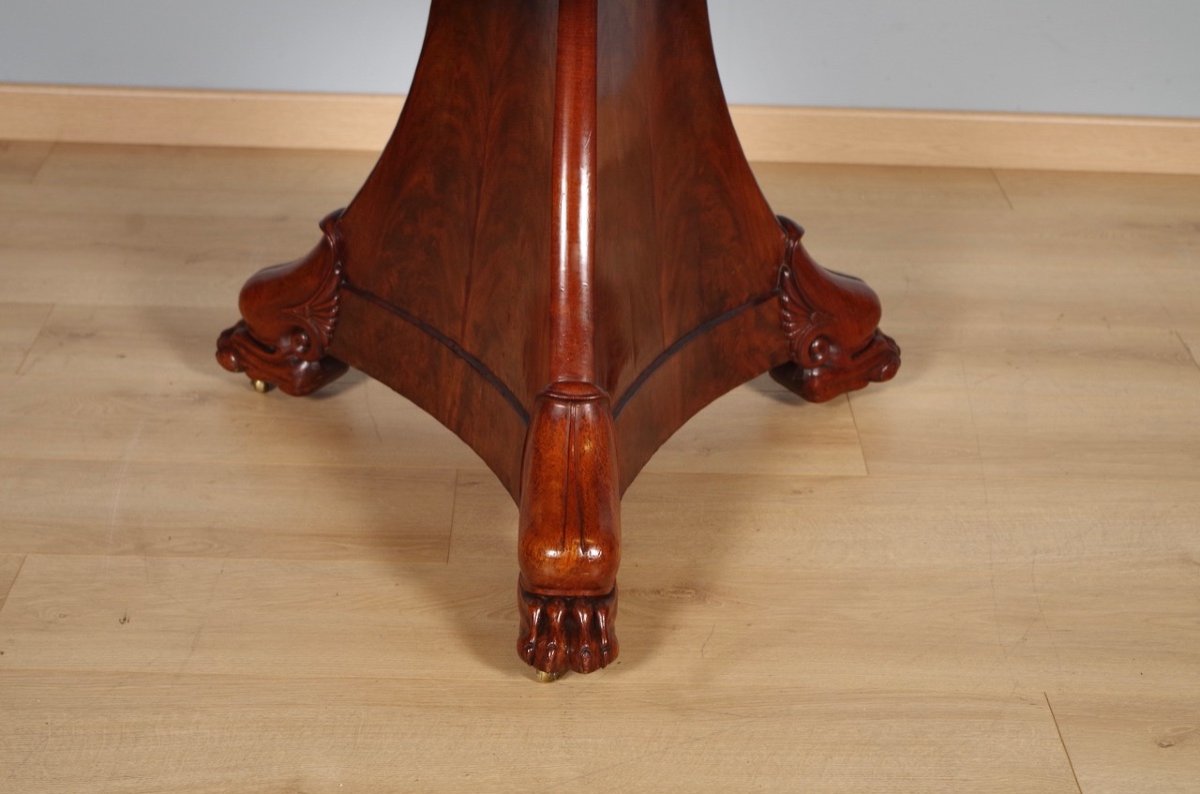 Restoration Period Pedestal Table-photo-3