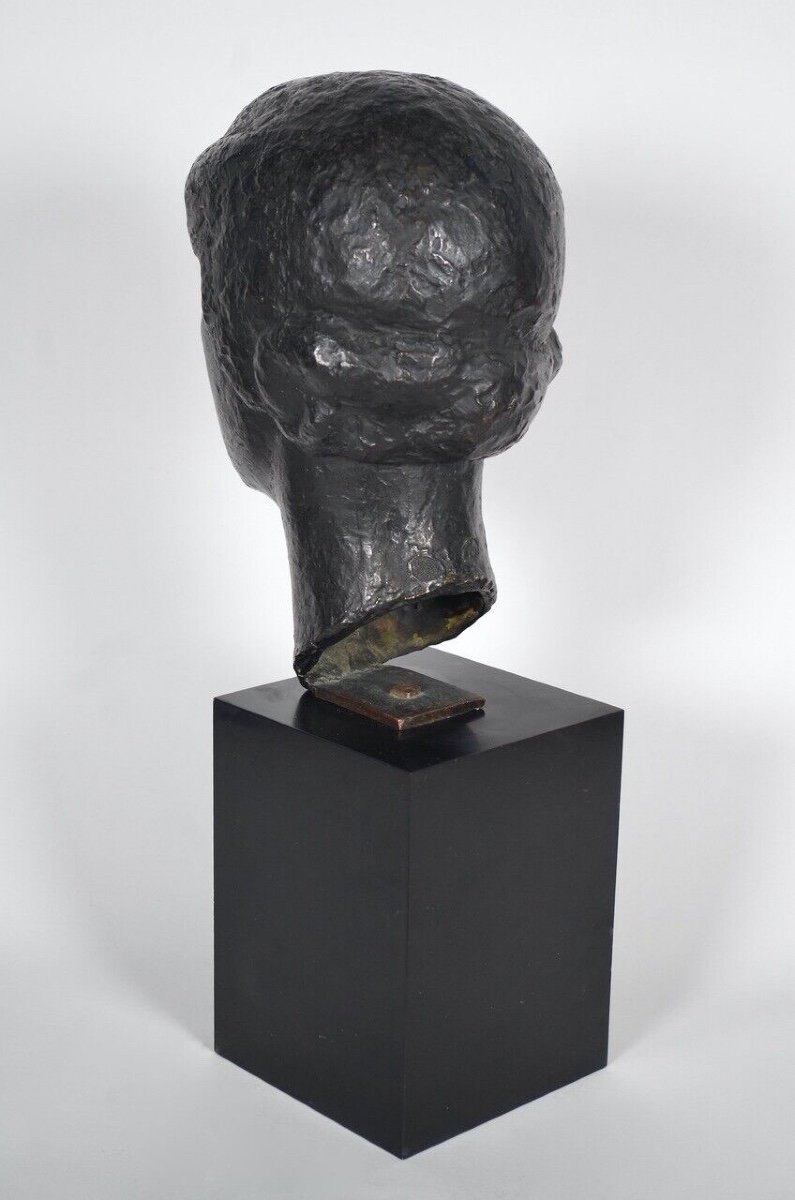 Marcel Gimond - Bronze - Bust Of A Woman-photo-6