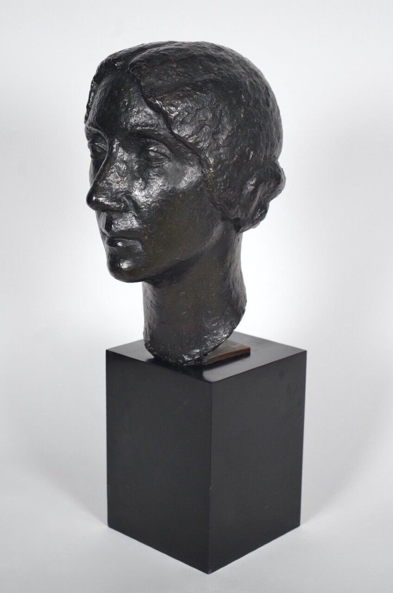 Marcel Gimond - Bronze - Bust Of A Woman