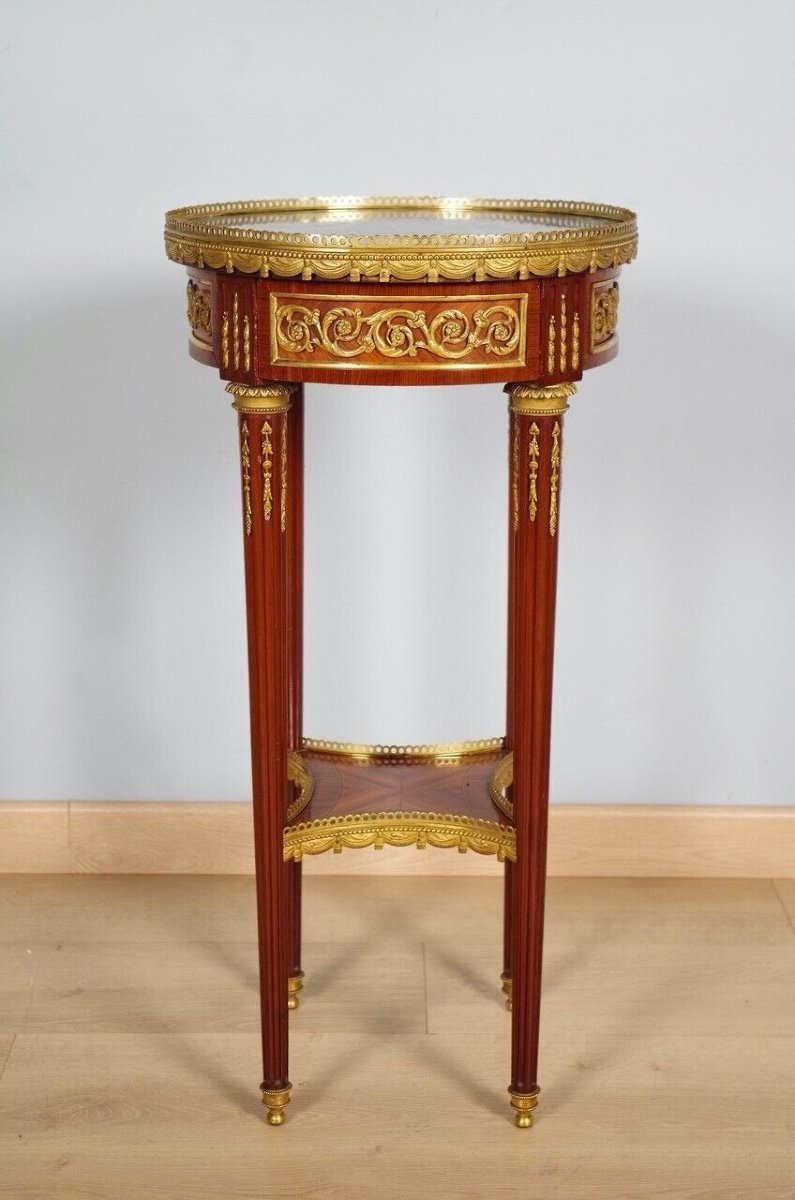 Louis XVI Style Pedestal Table