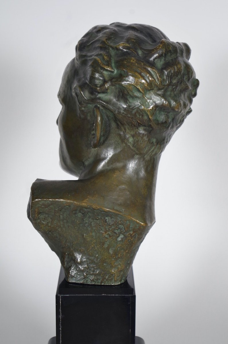 Ugo Cipriani - bronze Art-D&eacute;co - Mermoz-photo-5