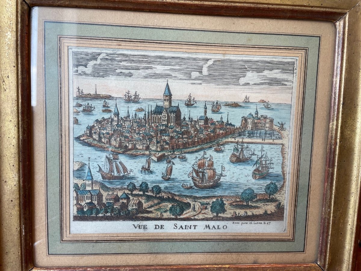 View Of Saint-malo - Engraving-photo-2