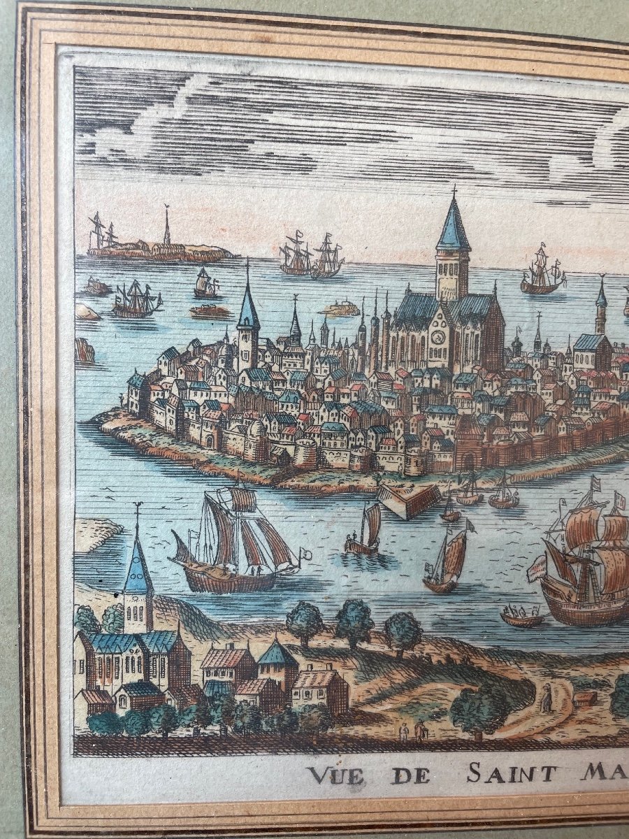 View Of Saint-malo - Engraving-photo-4