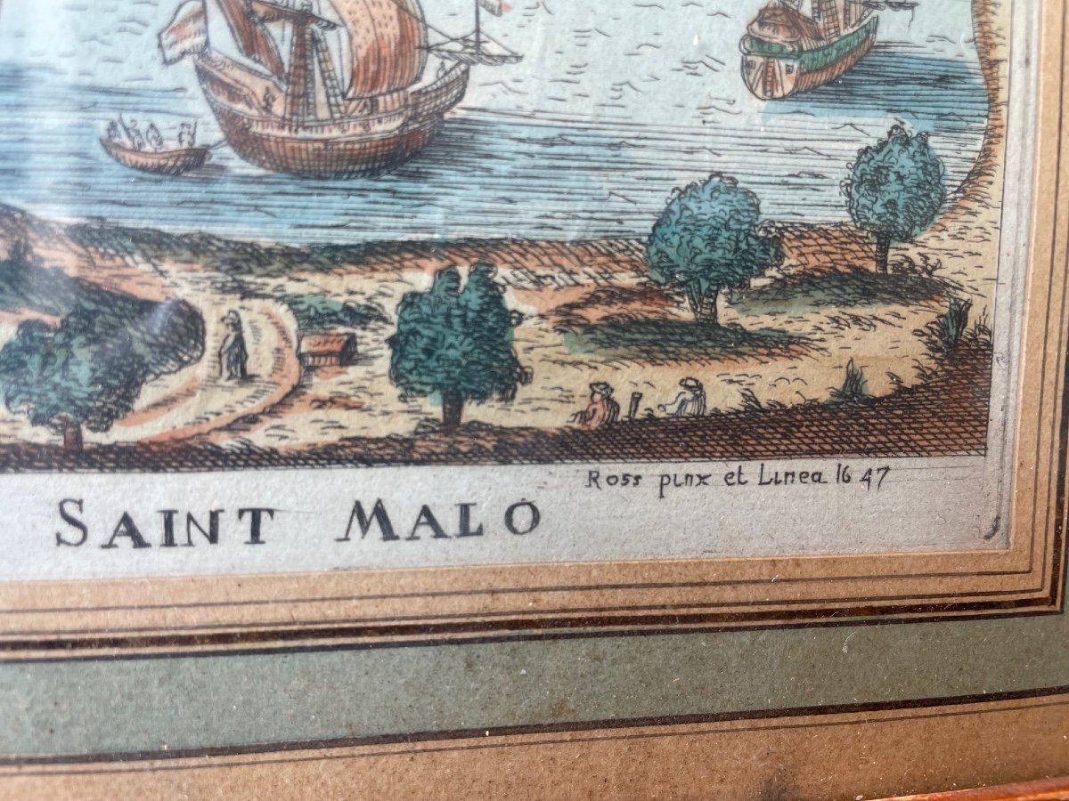 View Of Saint-malo - Engraving-photo-2