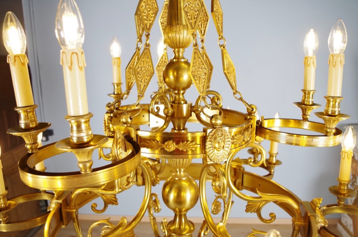 Maison Lucien Gau - Lustre style Empire-photo-4