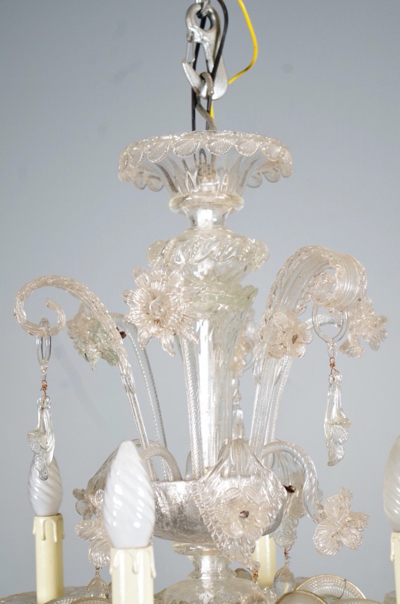 Lustre en verre de Murano-photo-4