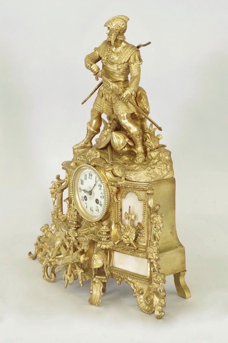 Napoleon III Warrior Clock-photo-2