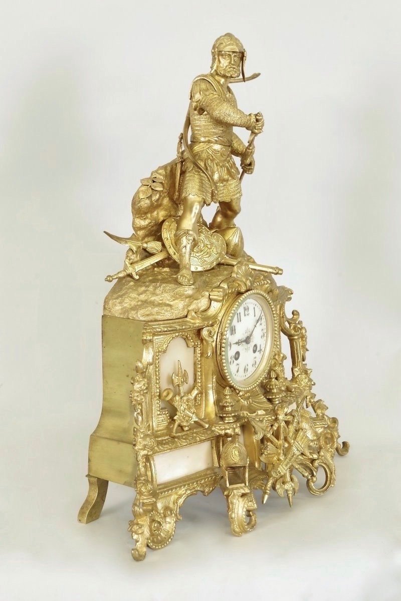 Napoleon III Warrior Clock-photo-3