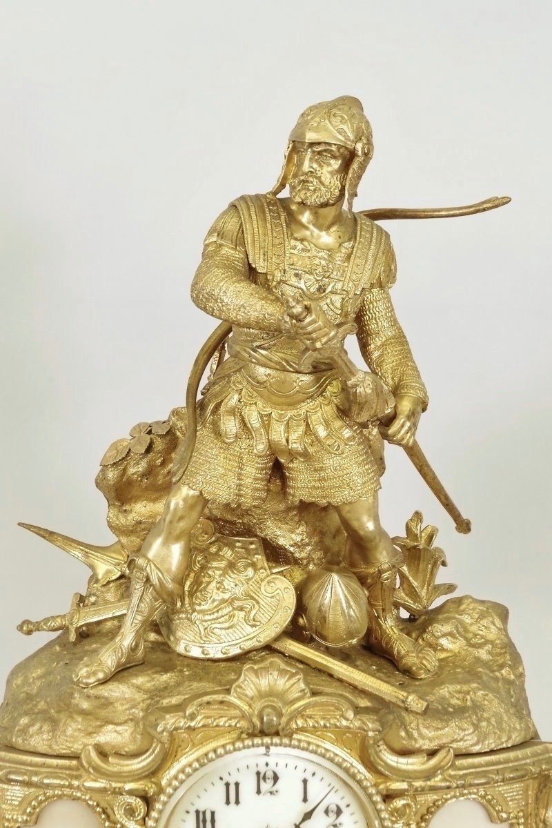 Napoleon III Warrior Clock-photo-4