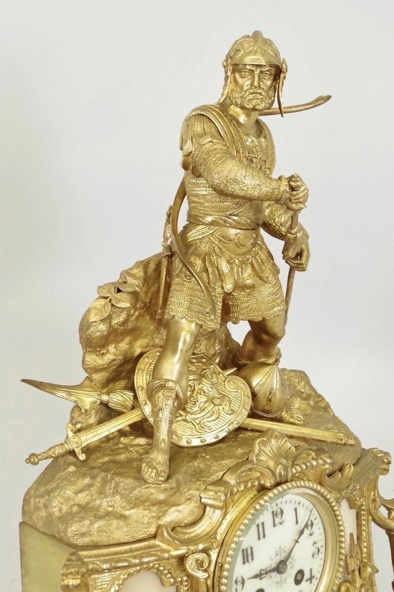 Napoleon III Warrior Clock-photo-1