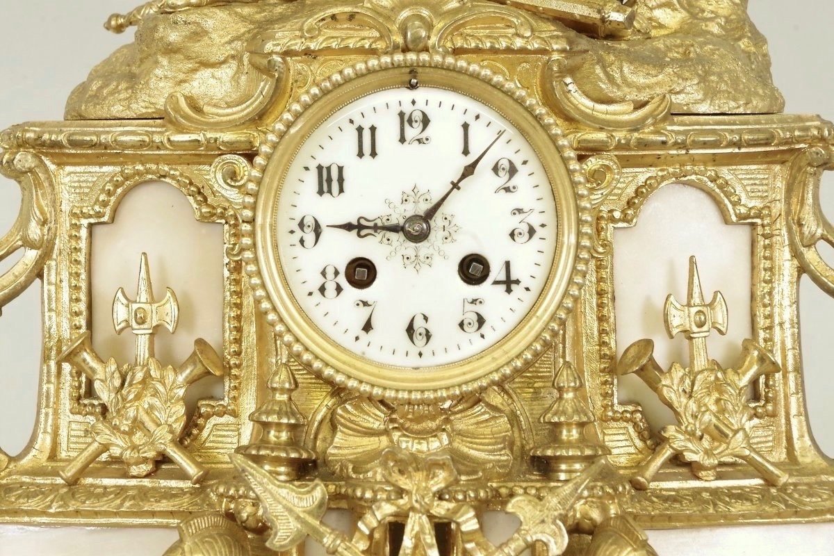 Napoleon III Warrior Clock-photo-4