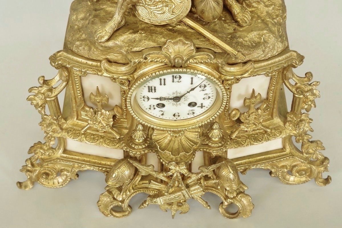 Napoleon III Warrior Clock-photo-7