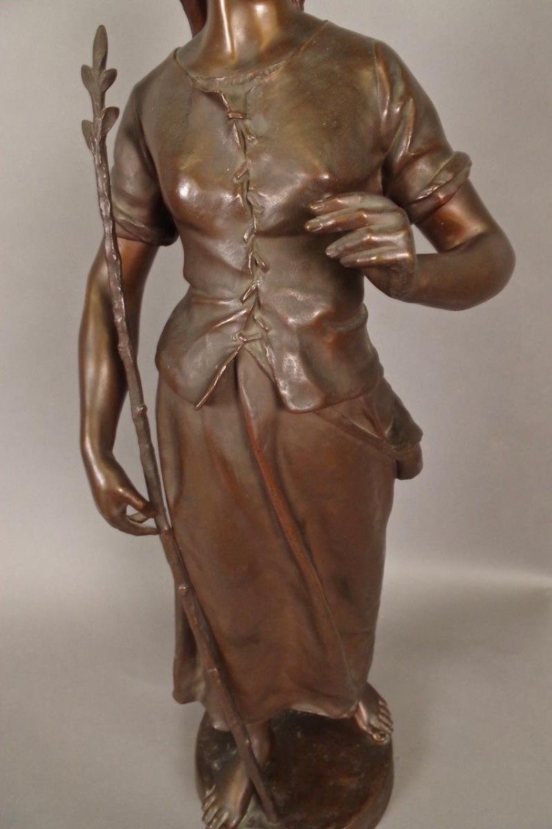 Eugène Marioton - bronze- Jeanne d'Arc-photo-2