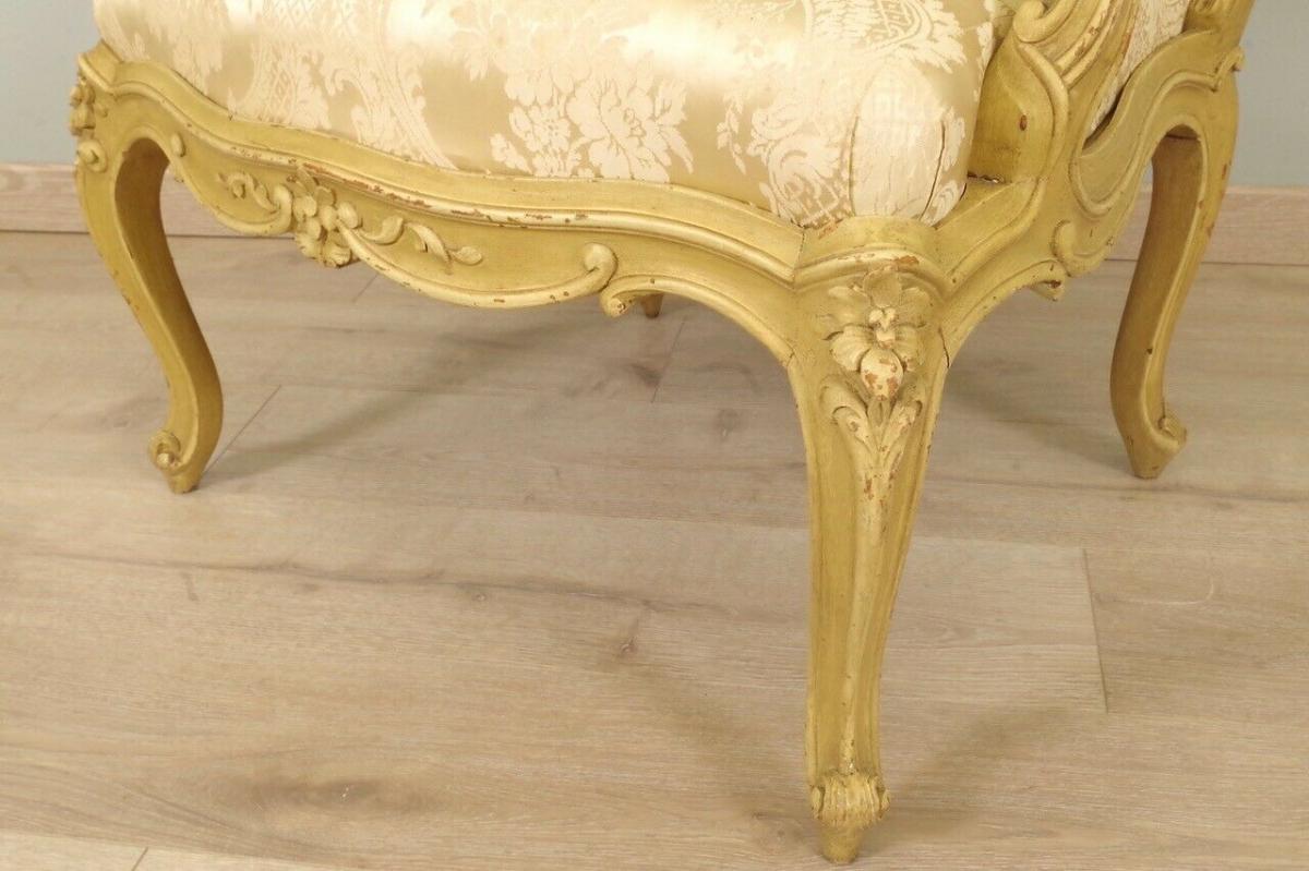 Fauteuils à Chassis Style Louis XV-photo-4