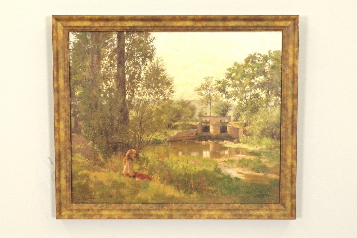 Oil On Canvas Signed Paul Grégoire