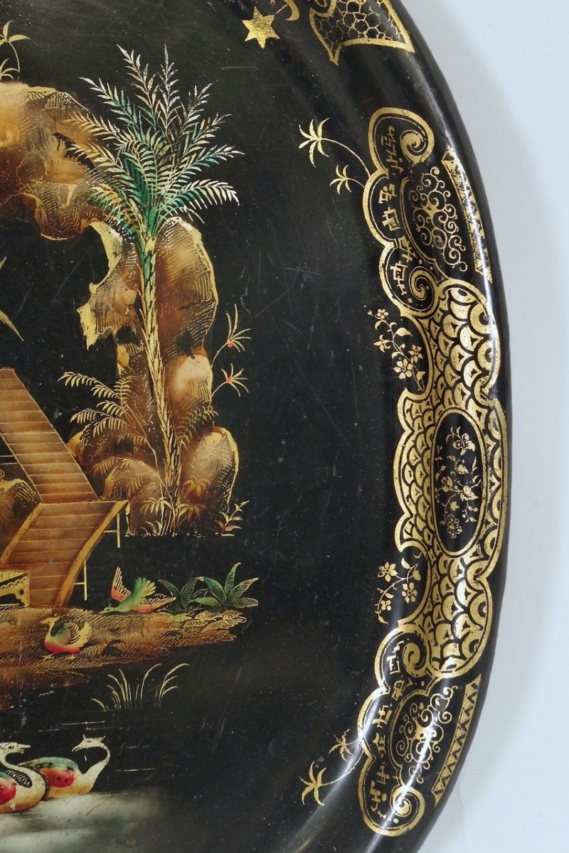 Napoleon III Painted Sheet Tray-photo-3