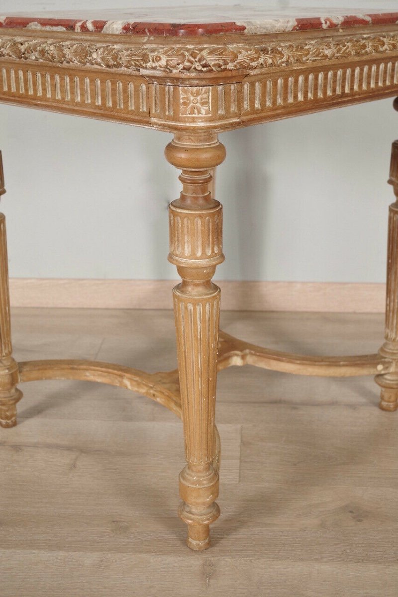 Louis XVI Style Pedestal Table-photo-4