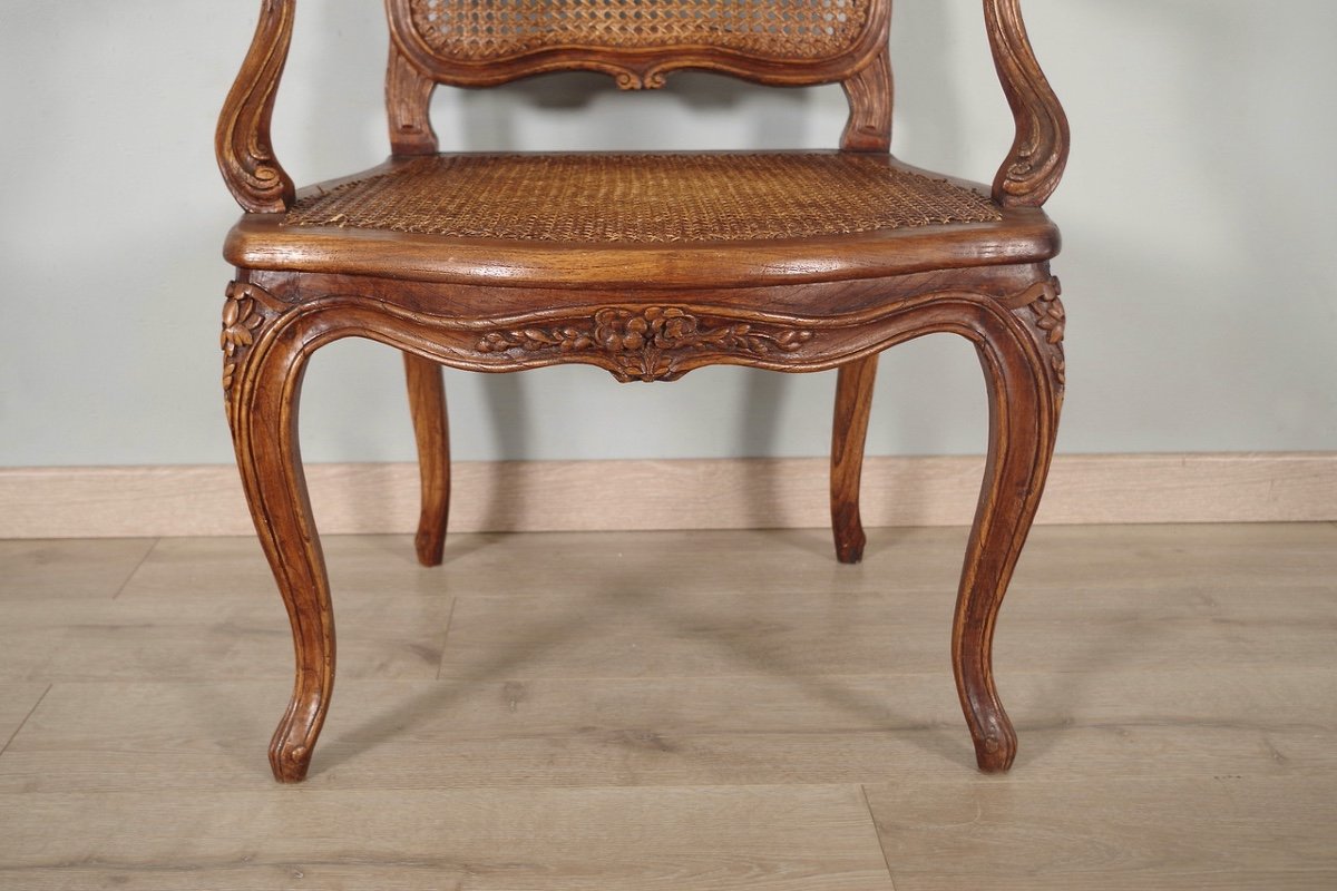 Paire De Fauteuils Style Louis XV Nogaret-photo-6