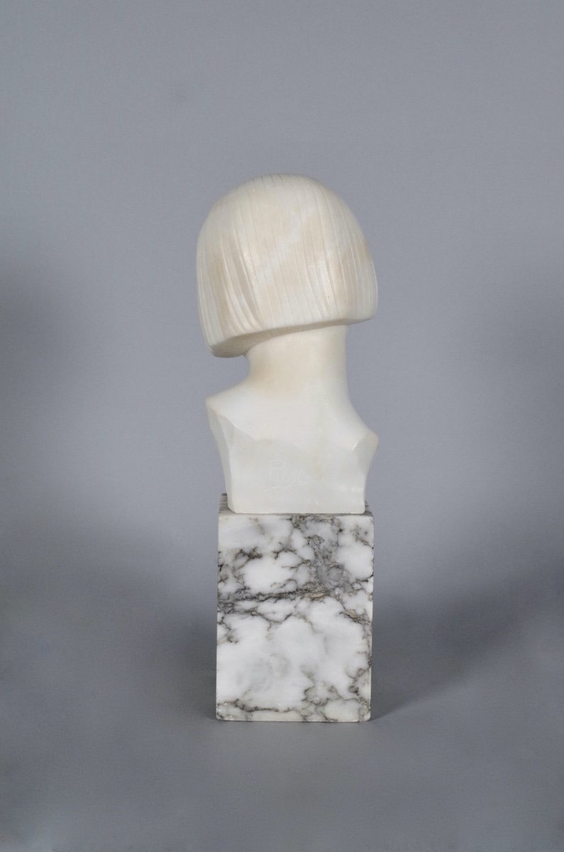 Guglielmo Pugi - Marble Bust-photo-4