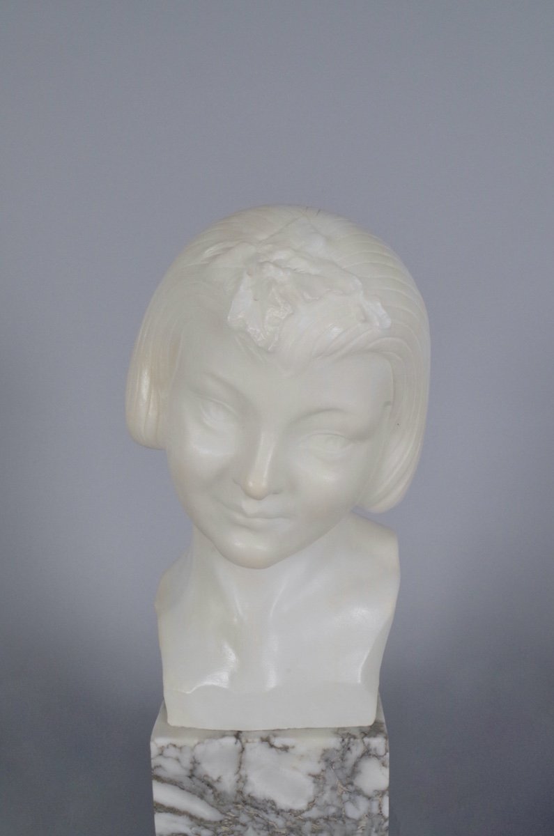 Guglielmo Pugi - Marble Bust-photo-4