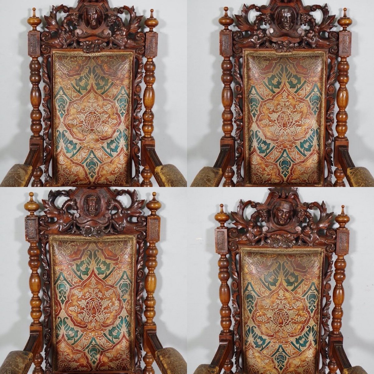 Renaissance Style Armchairs-photo-7