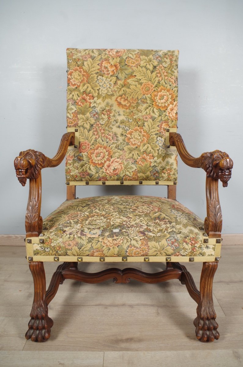 Louis XIV Style Armchair-photo-2