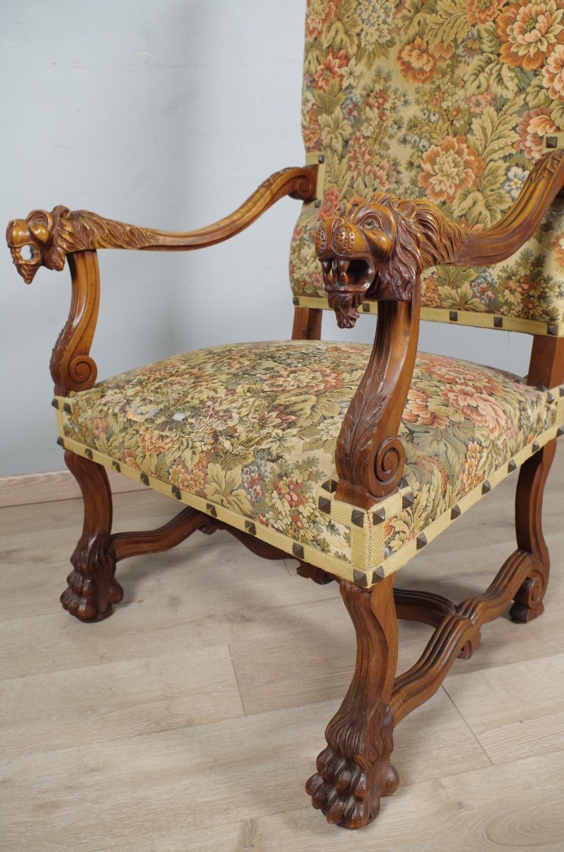 Louis XIV Style Armchair-photo-5