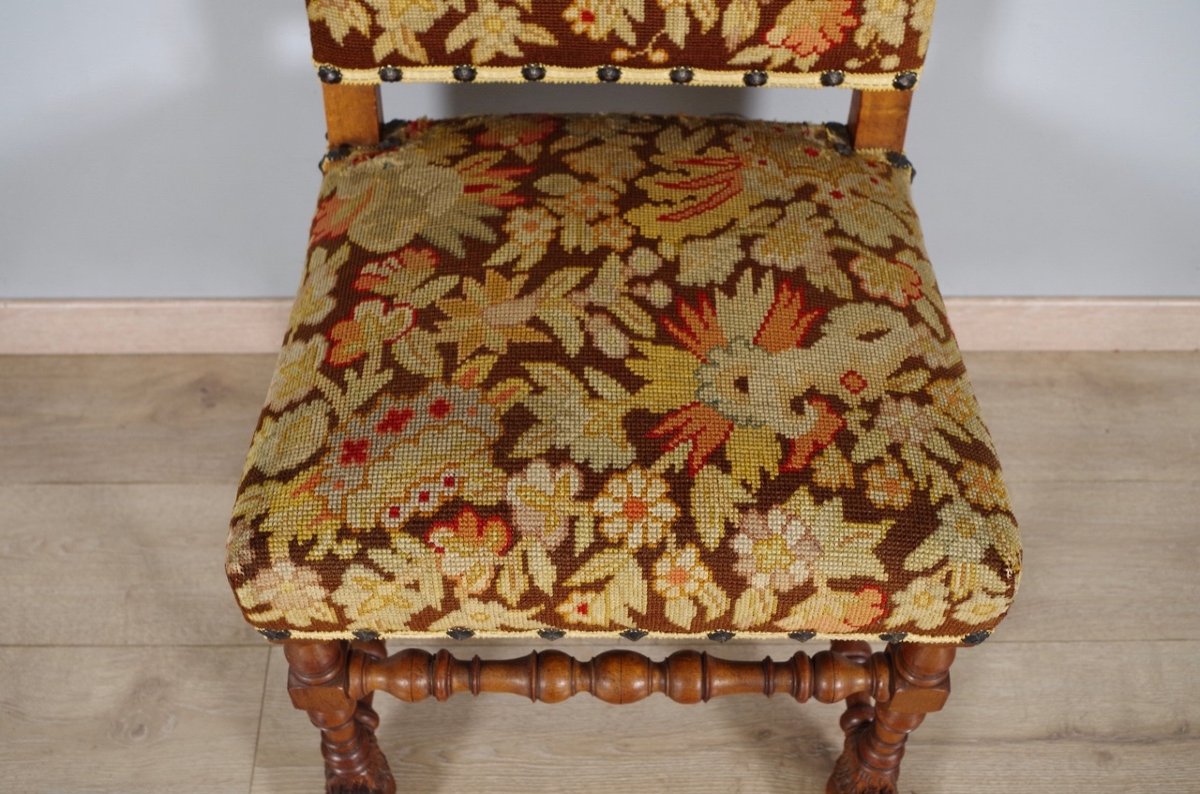 Pair Of Louis XIII Style Chairs-photo-2