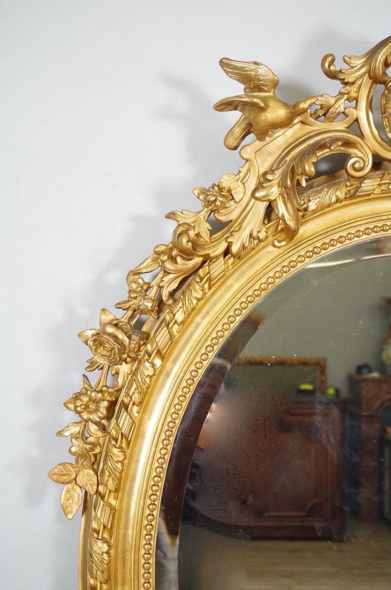 Napoleon III Golden Mirror-photo-4