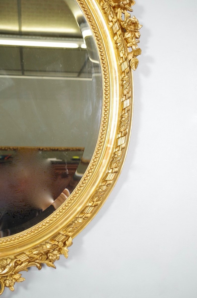 Miroir doré Napoléon III-photo-5