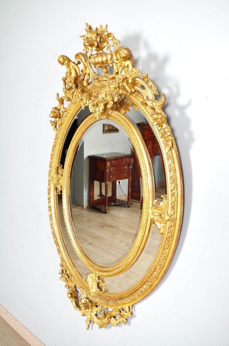 Napoleon III Glazing Beads Mirror-photo-8