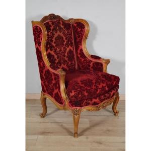 Bergere Style Louis XV Walnut 1900