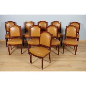 Ten Napoleon III Period Chairs