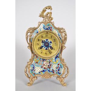 Napoleon III Cloisonne Clock