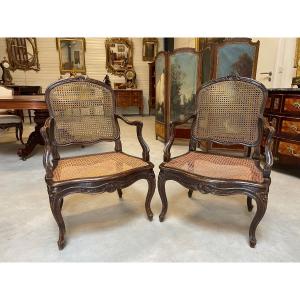 Pair Of Louis XV Period Armchairs