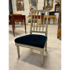 Louis XVI Period Painted Low Chair